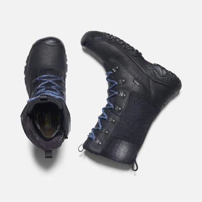 Keen Women's Greta Tall Waterproof Boots- Black/ Black