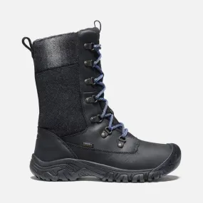Keen Women's Greta Tall Waterproof Boots- Black/ Black