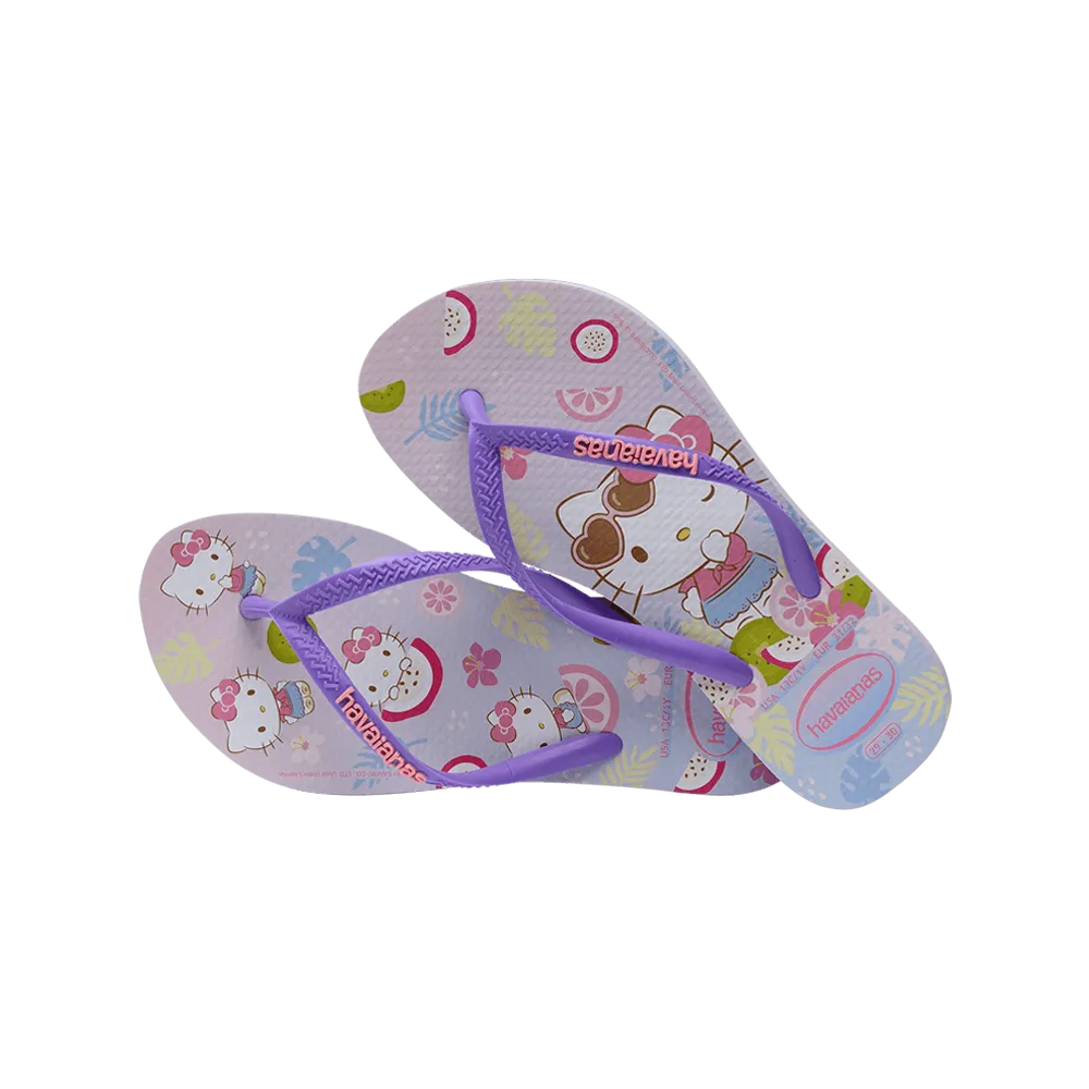Kids Slim Hello Kitty Flip Flops