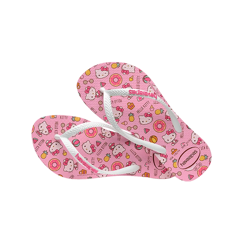 Kids Slim Hello Kitty Flip Flops