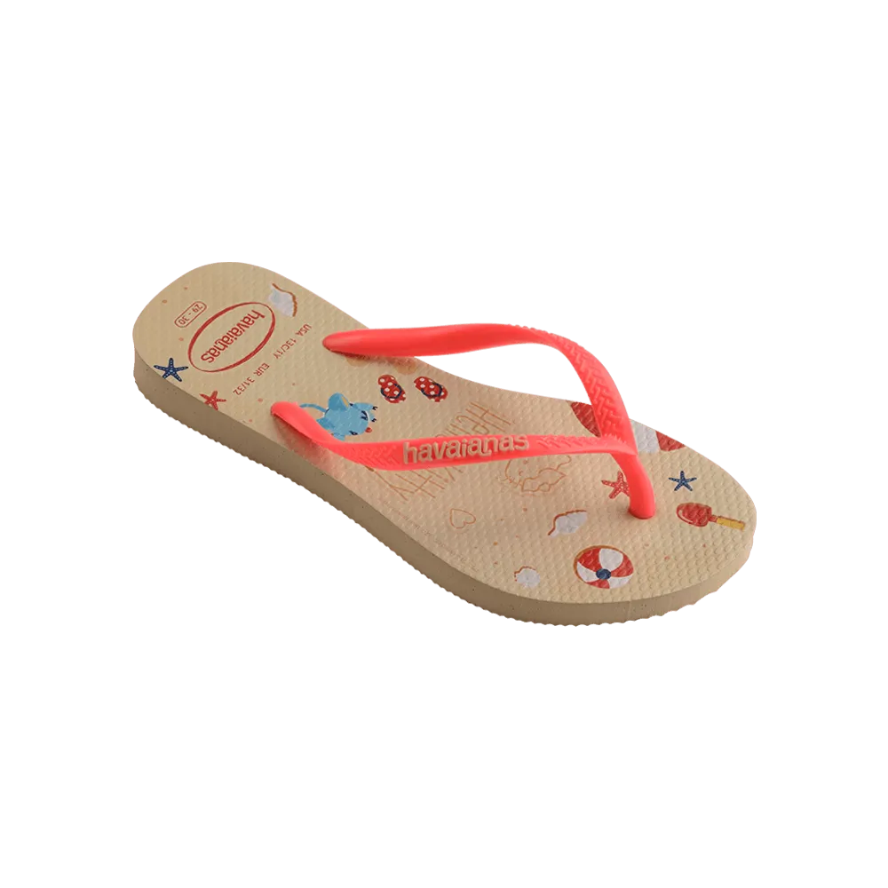Kids Slim Hello Kitty Flip Flops