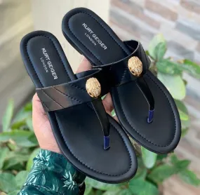 KURT GEIGER CASUAL FLATS - BLACK