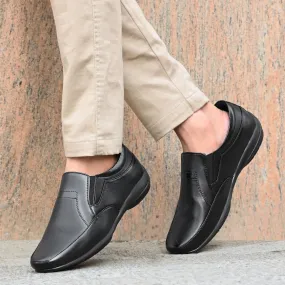 Loafers for Men Black Color Formal Synthetic Leather Loafer