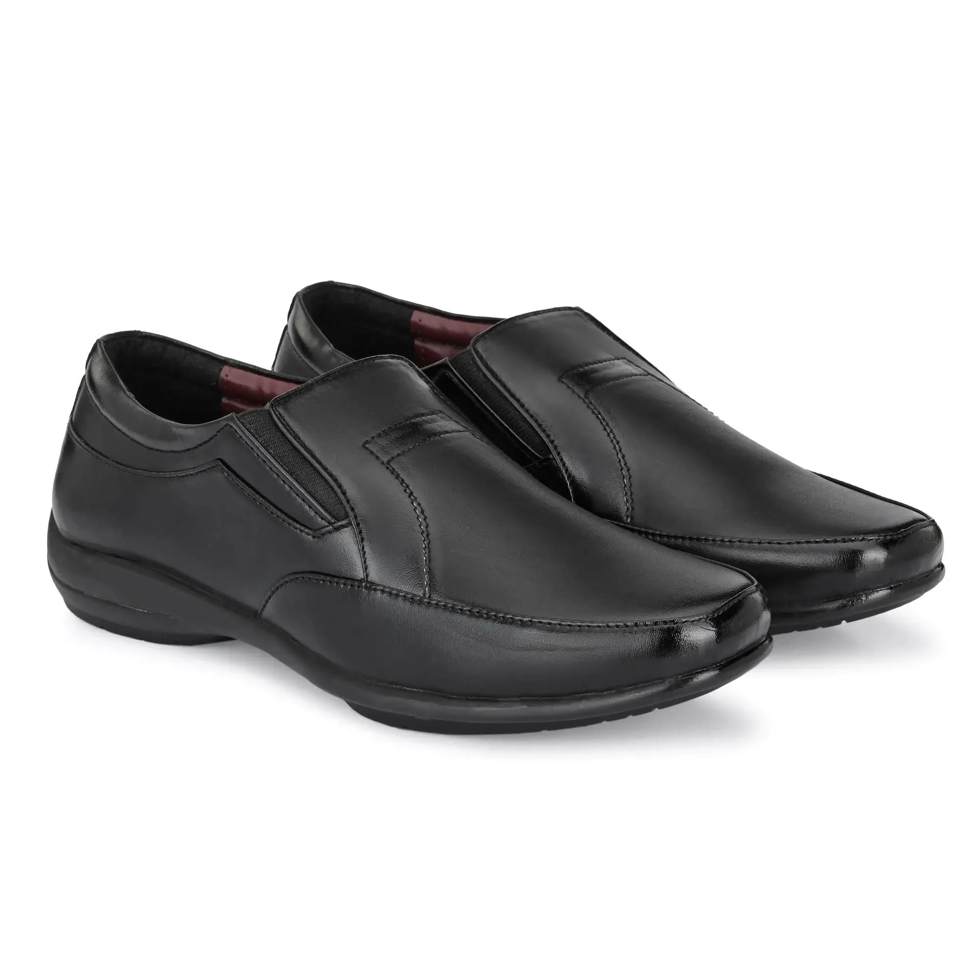 Loafers for Men Black Color Formal Synthetic Leather Loafer