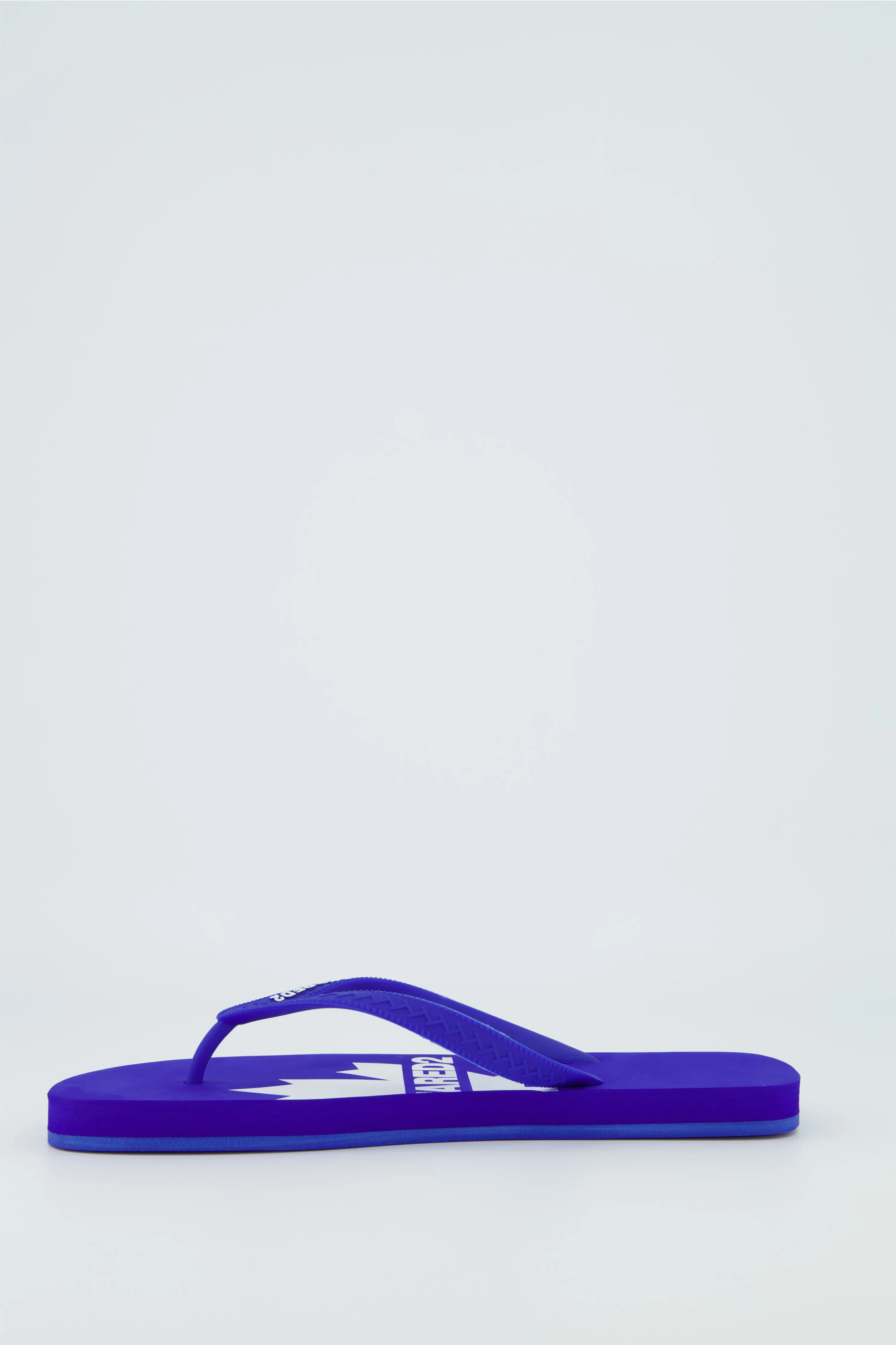 Men's Dsquared2 Bright Blue Logo Flip Flop