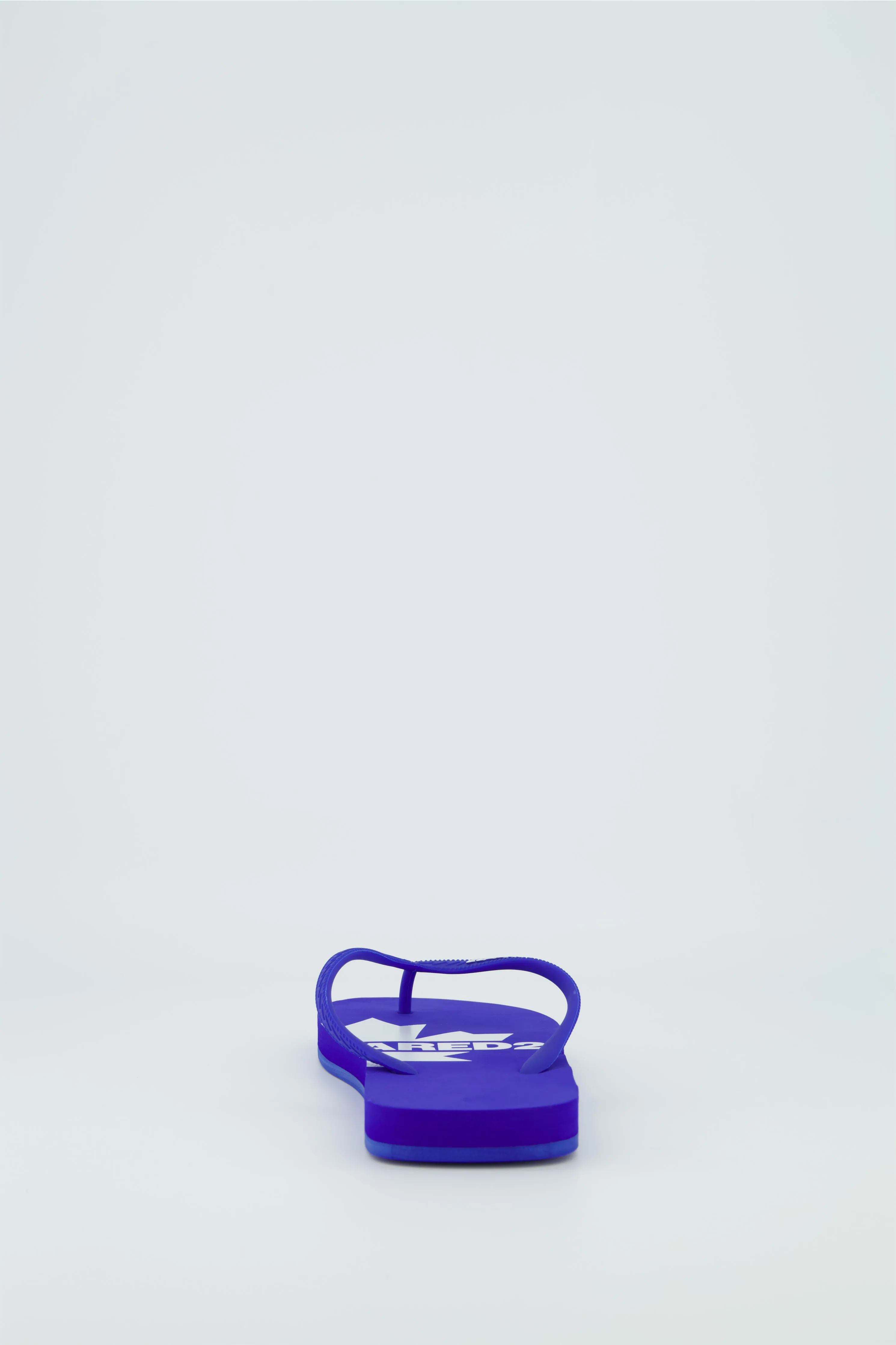 Men's Dsquared2 Bright Blue Logo Flip Flop