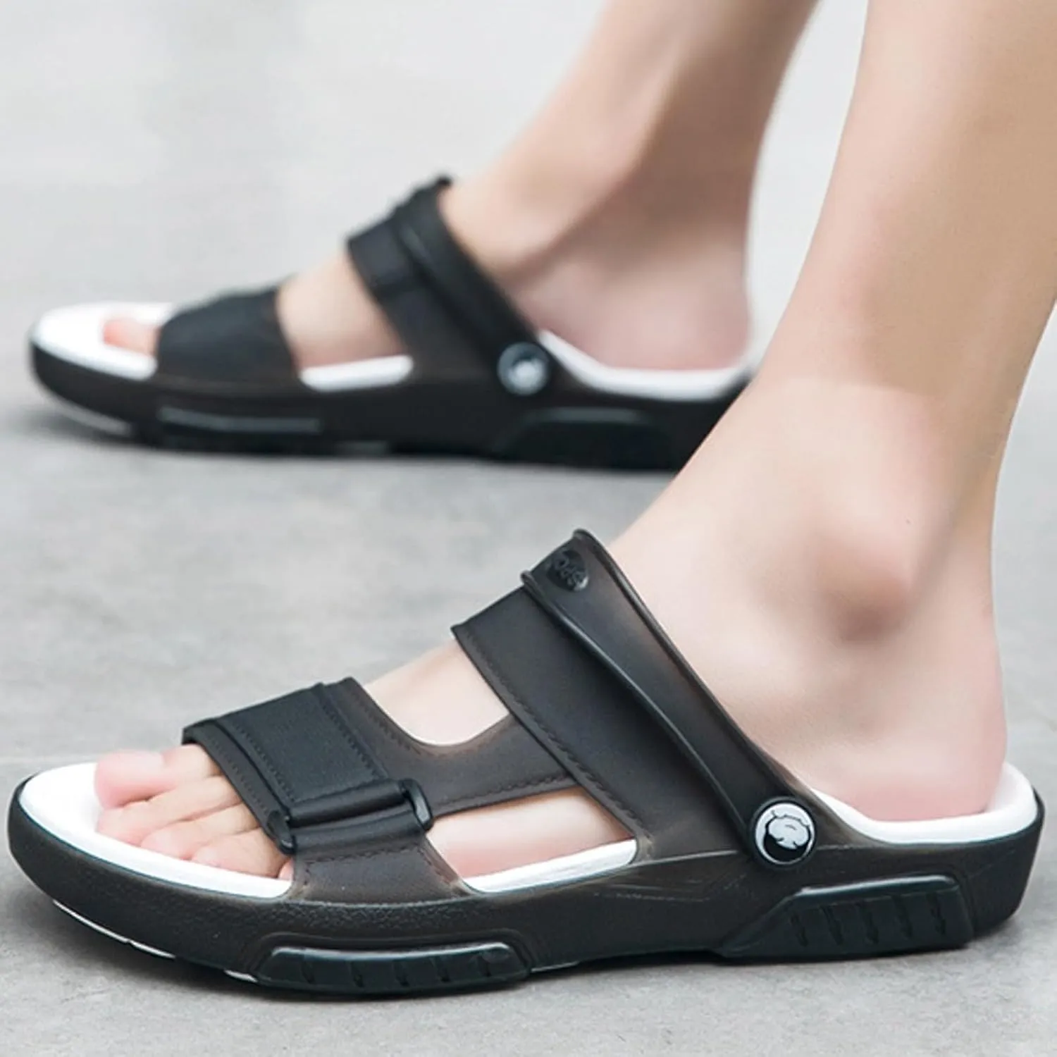 Men's Sandals Soft Sole Lightweight Men's Casual Beach Sandals Summer Beach Water Shoe With Arch Support