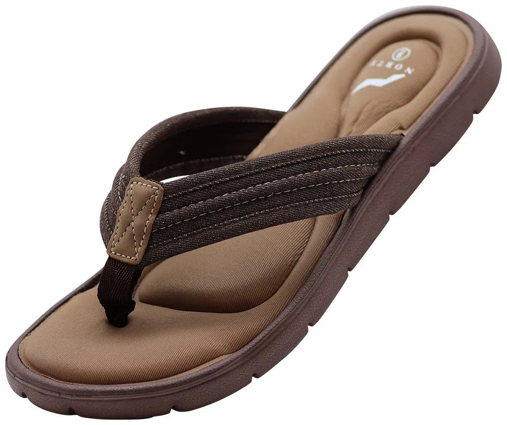 NORTY Mens 8-13 Brown Sandal 12125