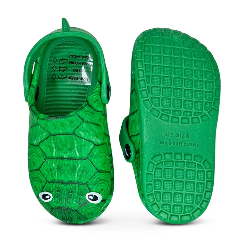 Norty TODDLER BOY 6-11 CLOG TURTLE GREEN C1232