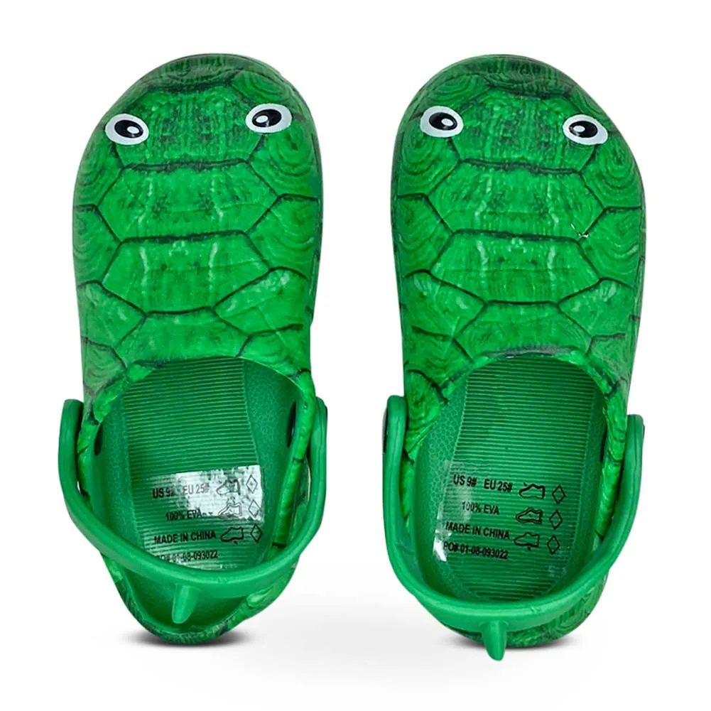 Norty TODDLER BOY 6-11 CLOG TURTLE GREEN C1232