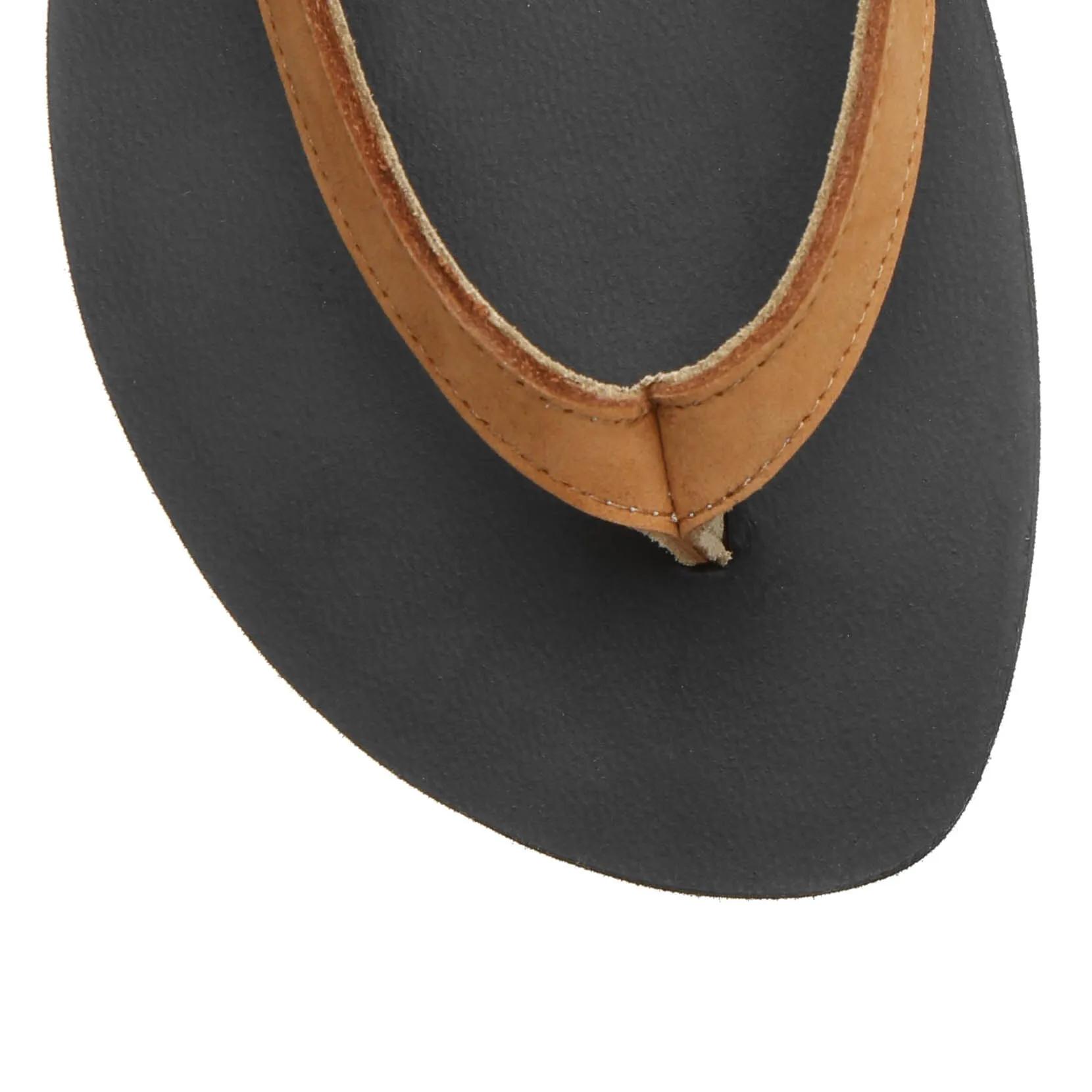 Nubuck tan leather sandals