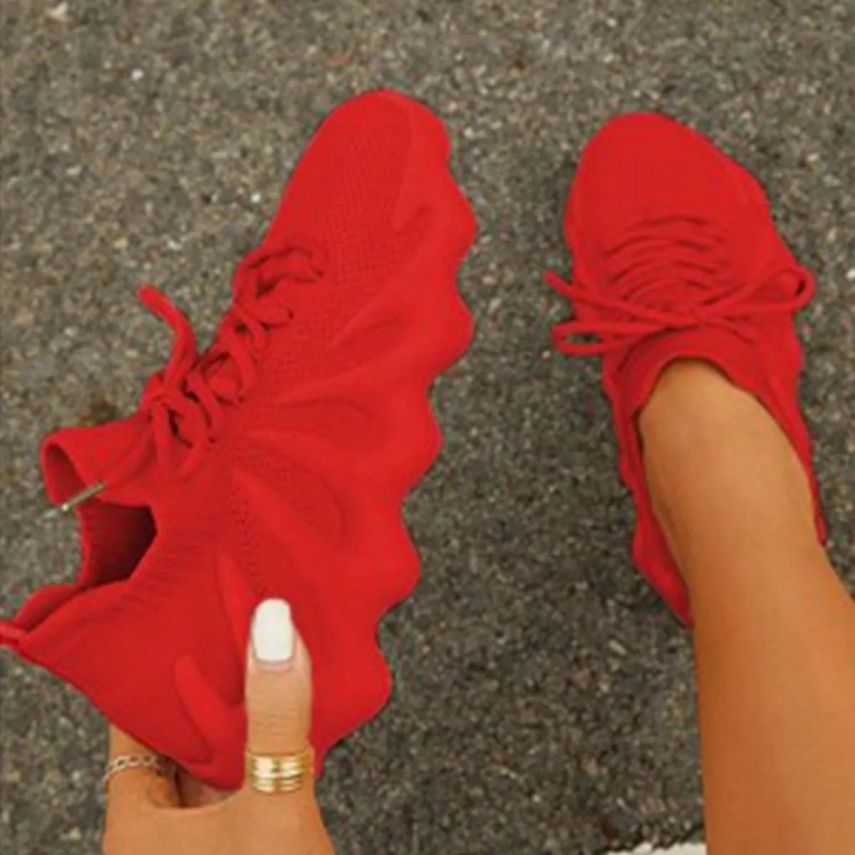 Octopus Knitted Soft Sole Sneakers (OS8355)