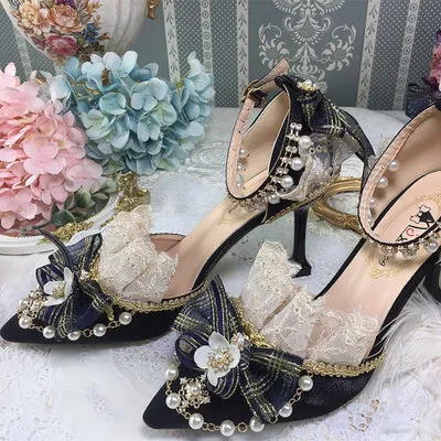 One Night~Pointy Toe Wedding Bride Lolita Heels