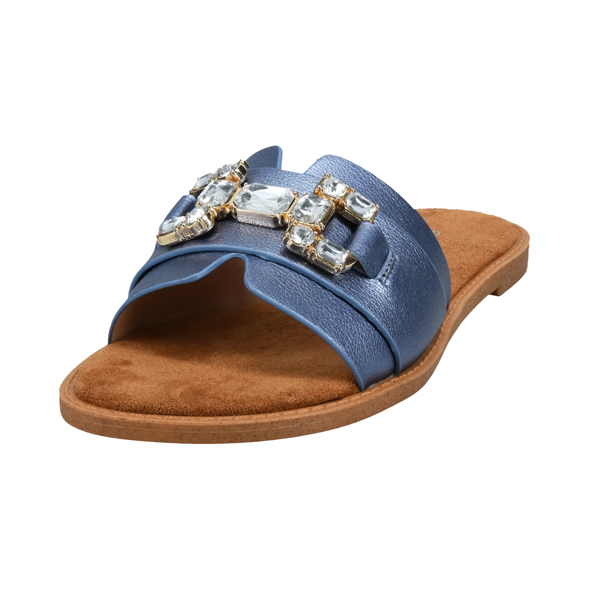 Pantoletten hellblau