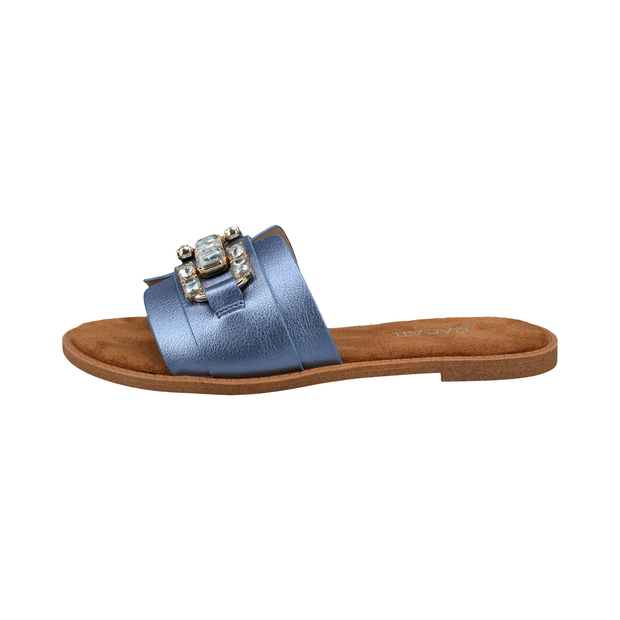 Pantoletten hellblau