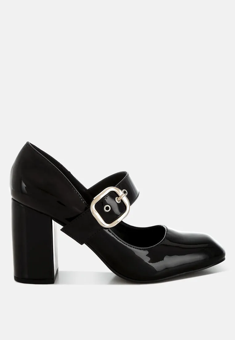 Primula Block Heel Mary Jane Sandals