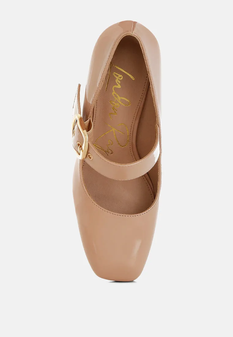 Primula Block Heel Mary Jane Sandals