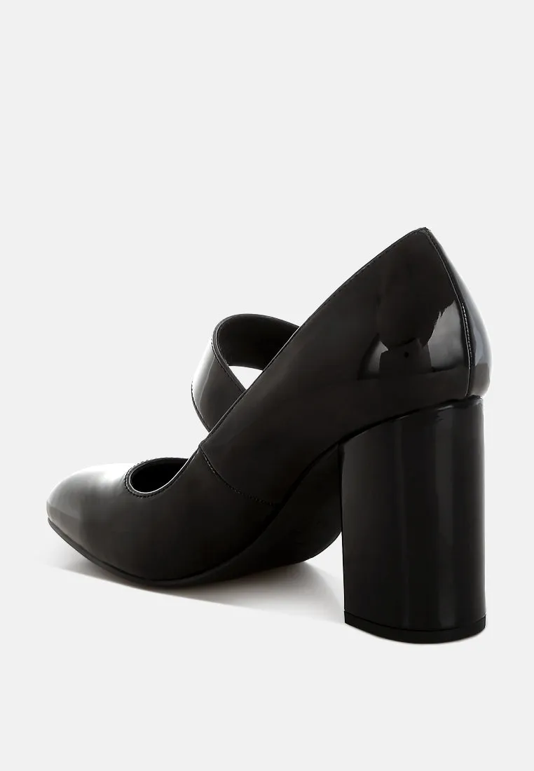 Primula Block Heel Mary Jane Sandals