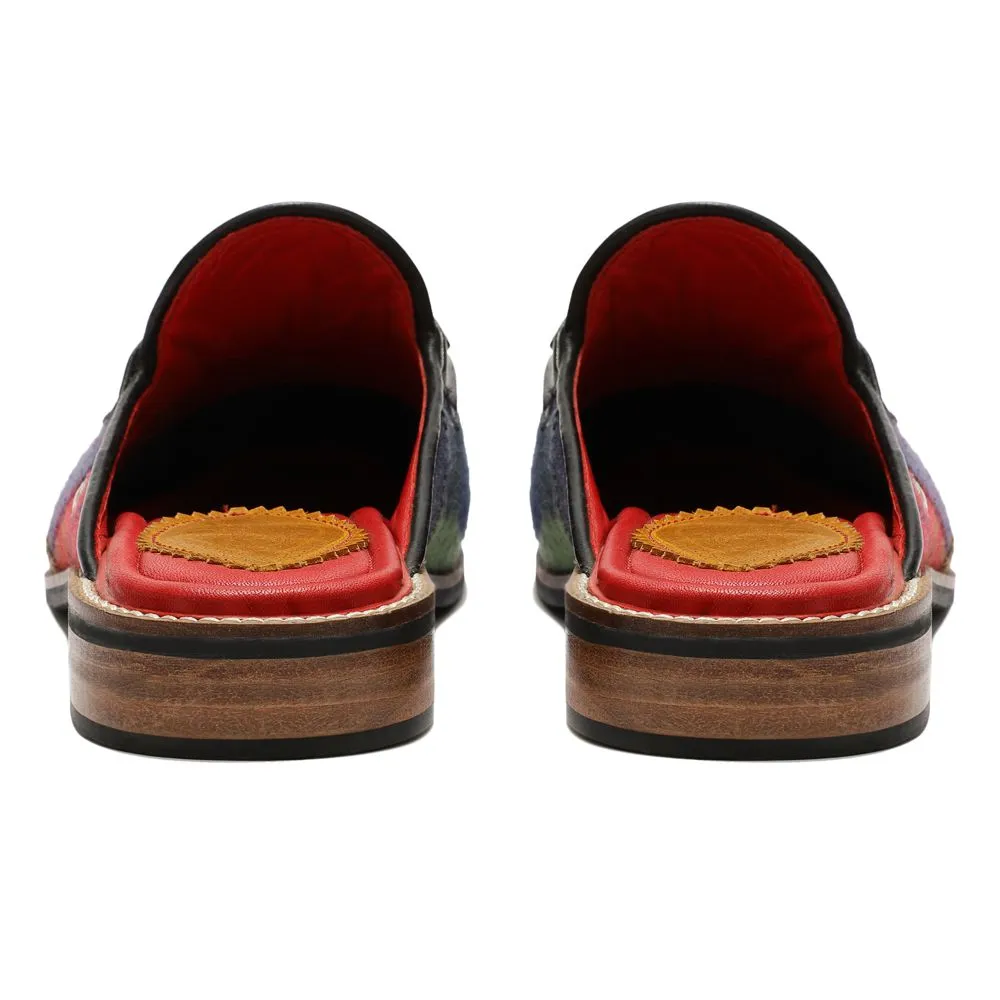 Red Tartans Mule_ For Women (discontinued)