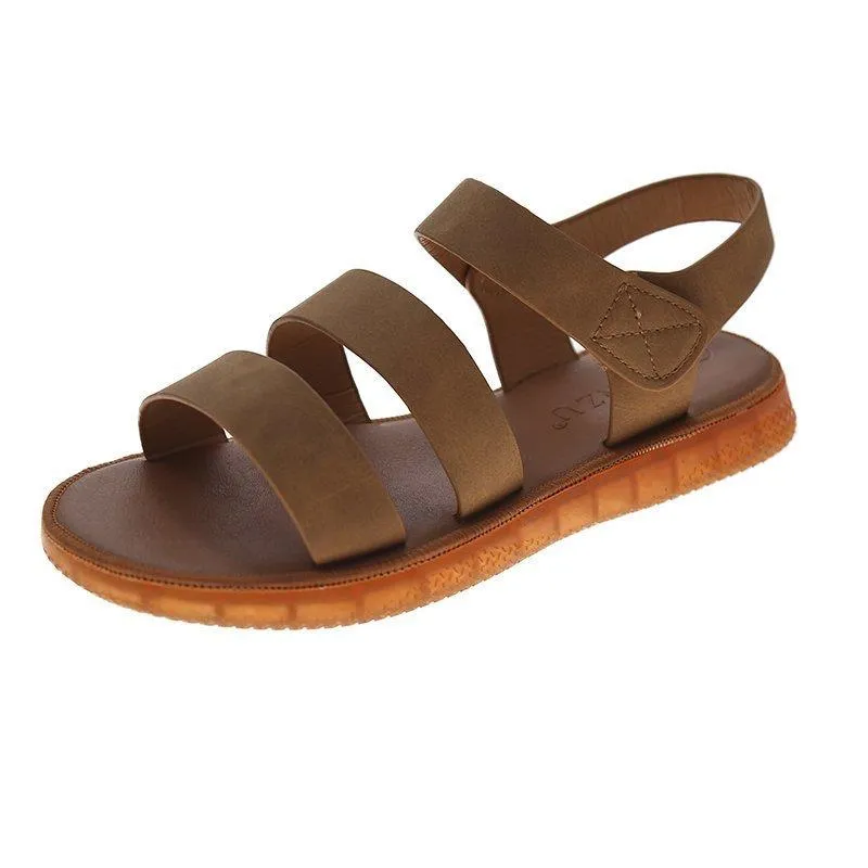 Roman Sandals Velcro Soft Sole Resort Sandals
