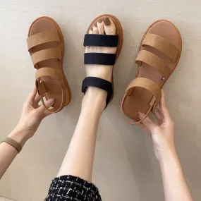 Roman Sandals Velcro Soft Sole Resort Sandals
