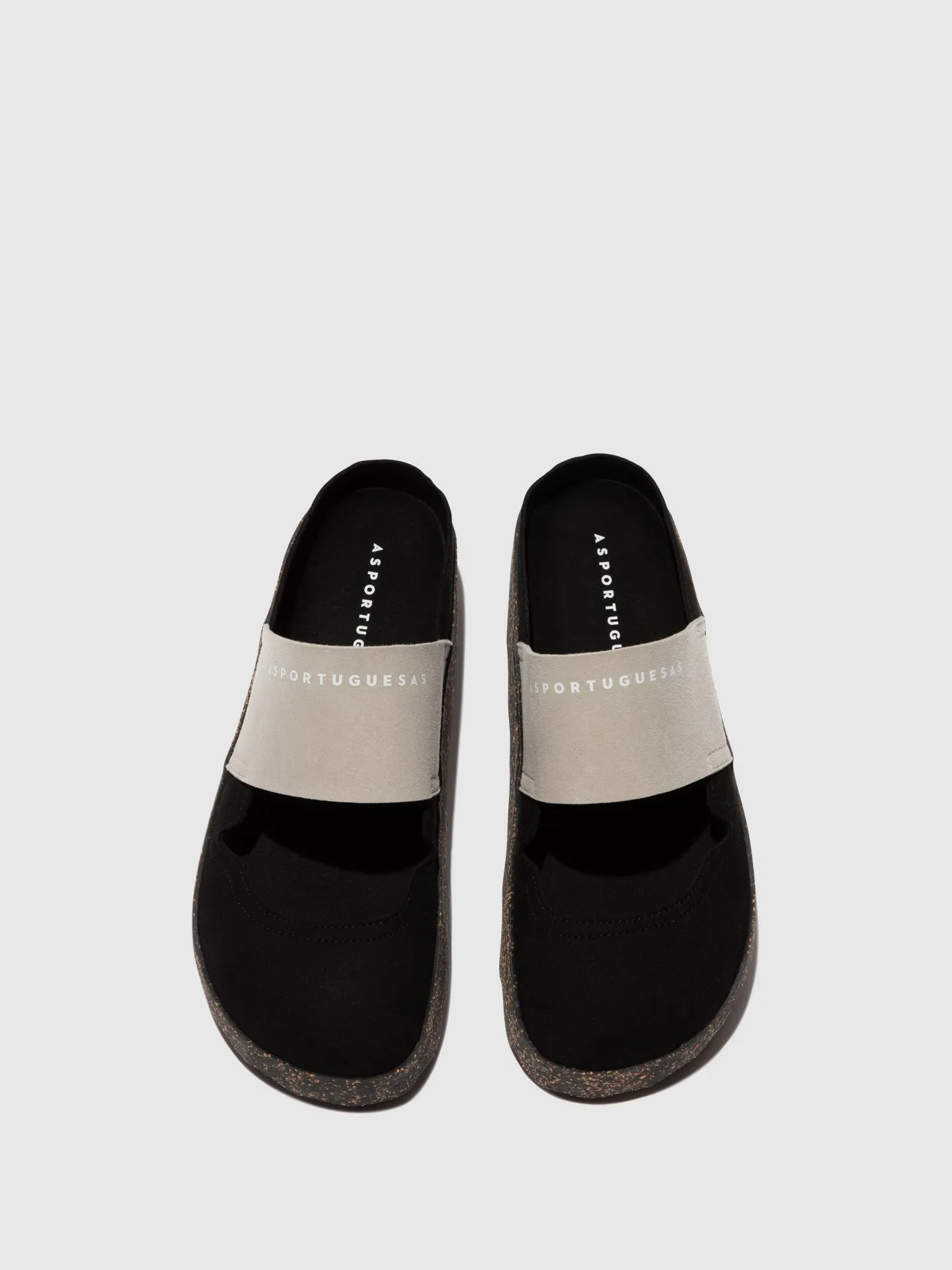 Round Toe Mules CANA BLACK