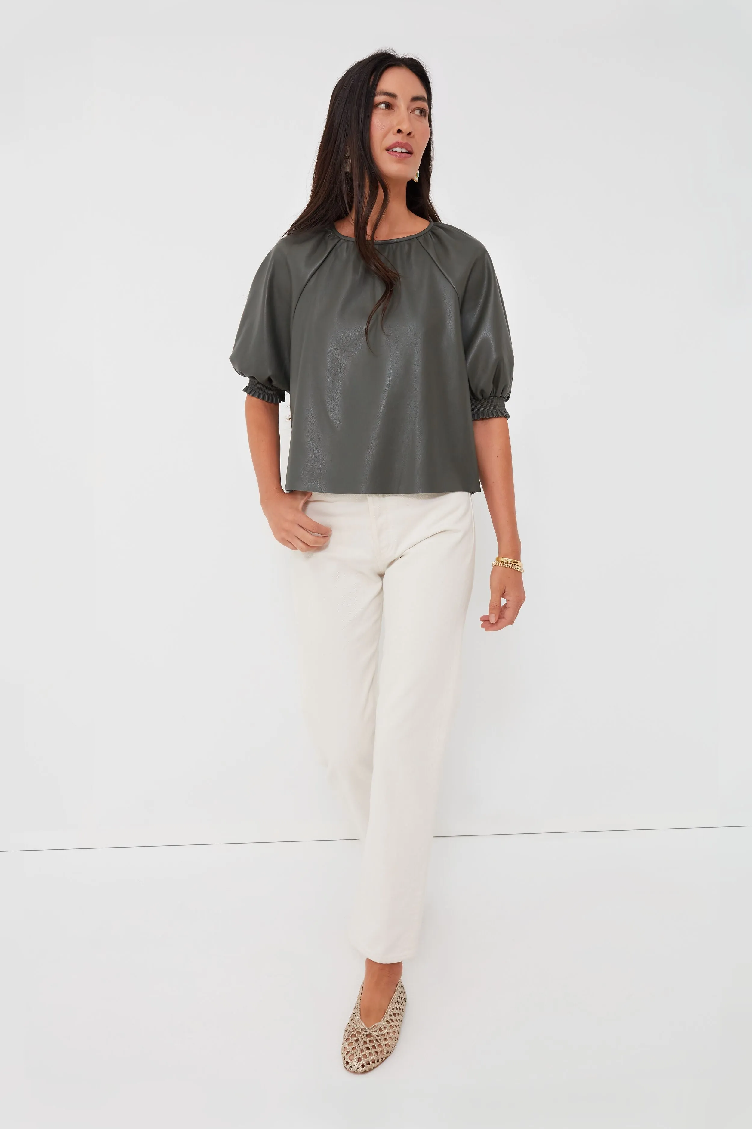 Sage Gray Juana Top