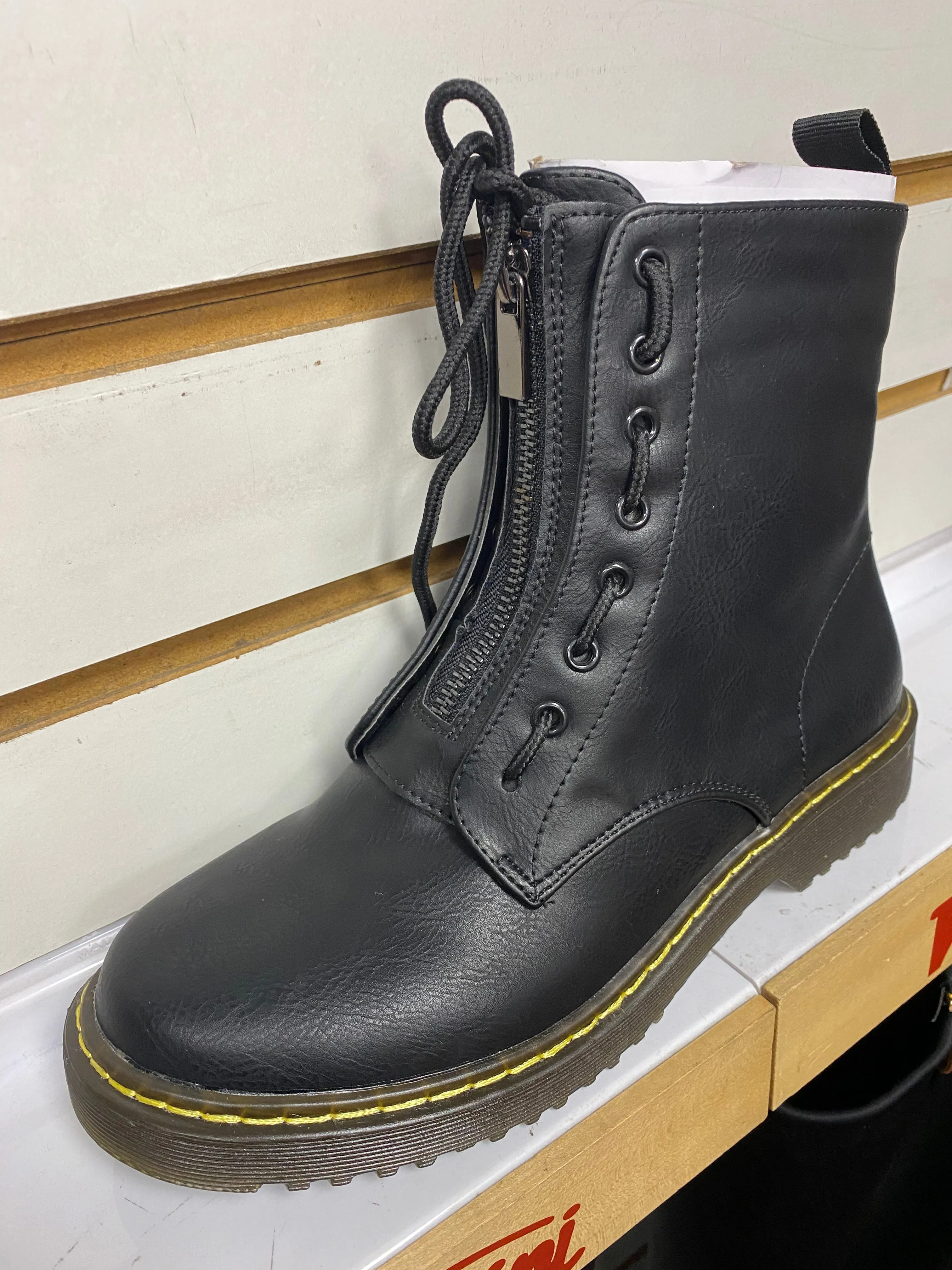 SALE HF Saranti Black Zippered Doc Marteen Boot