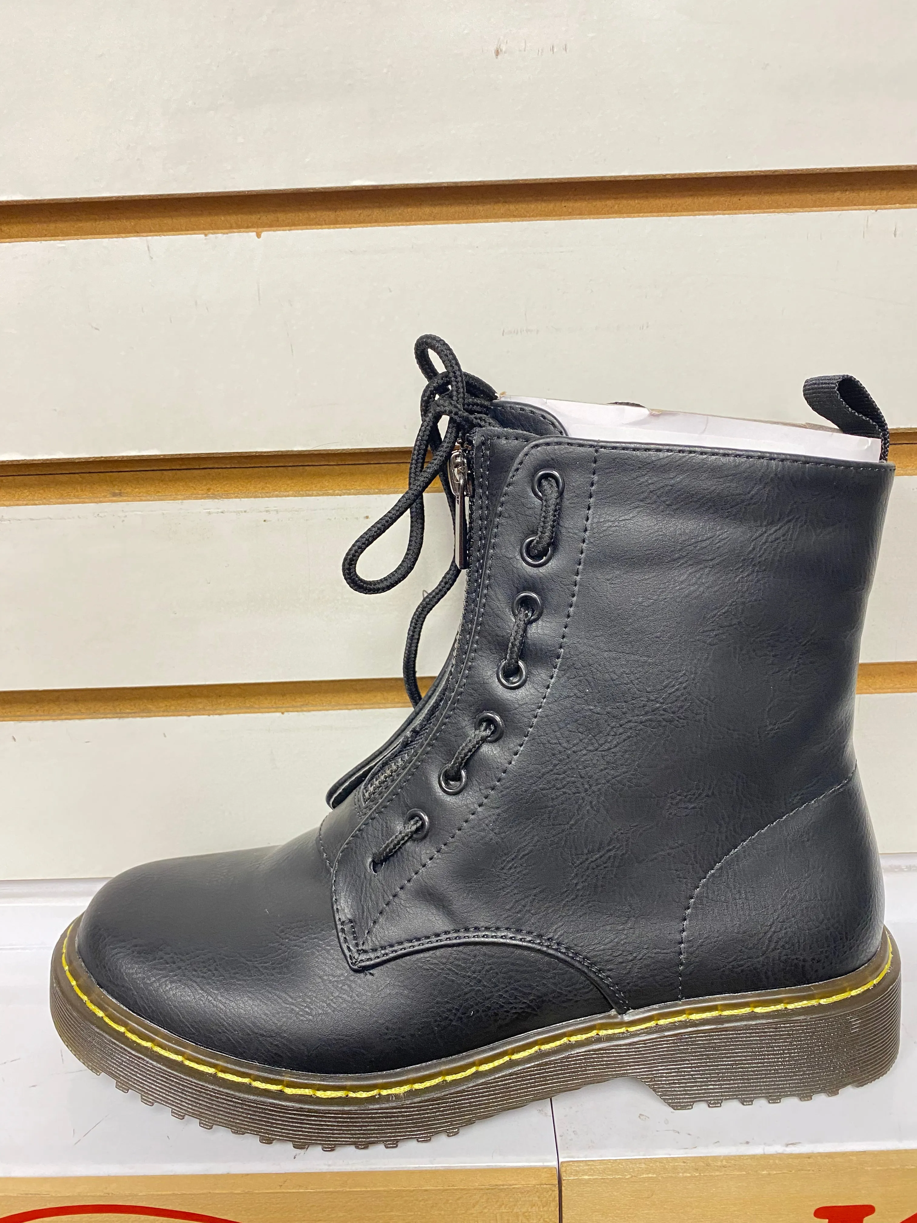 SALE HF Saranti Black Zippered Doc Marteen Boot