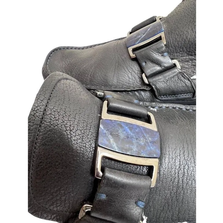Salvatore Ferragamo Vara Bit Driver Mocassins