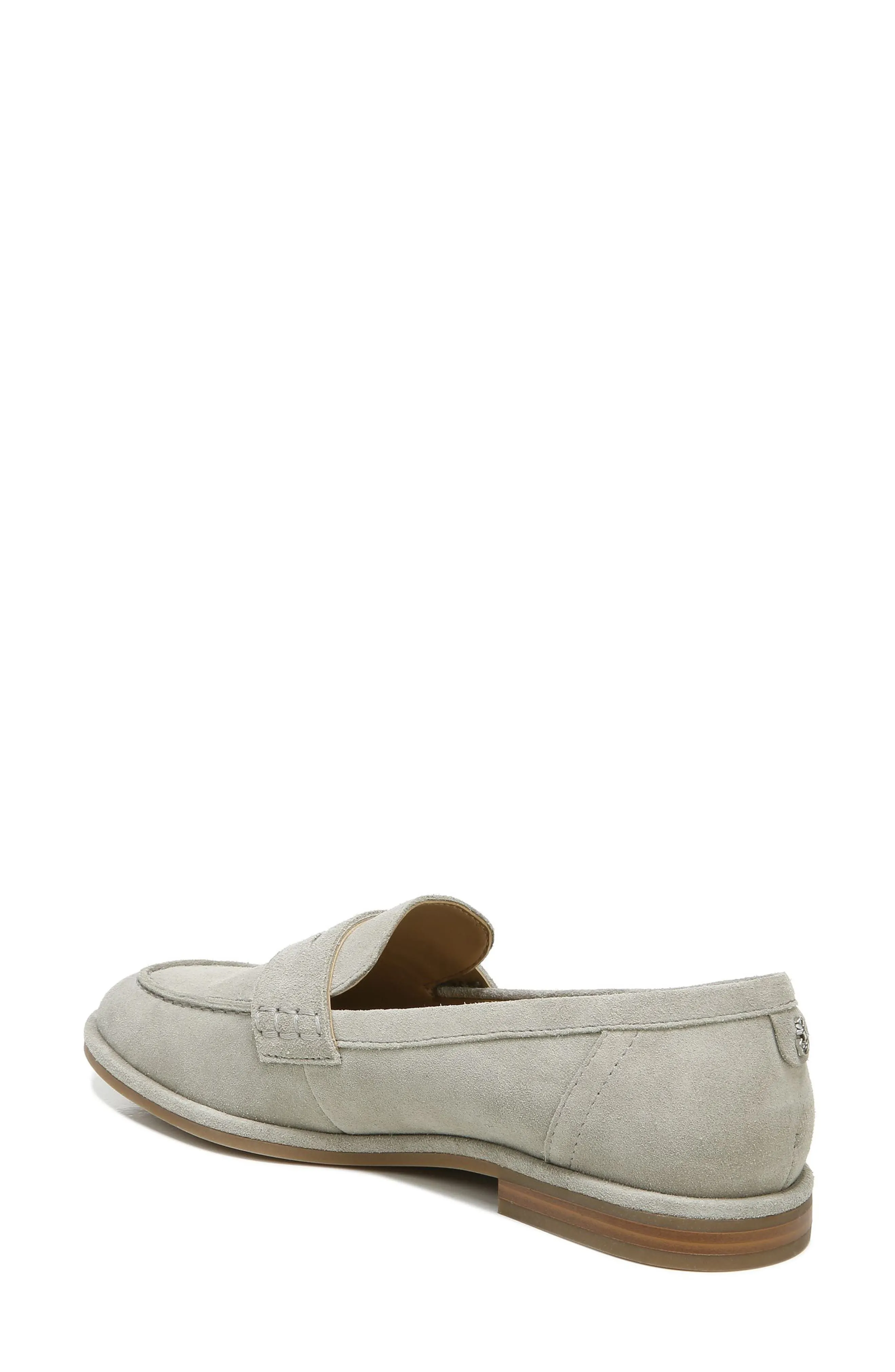 Sam Edelman Birch Pelican Green Almond Toe Slip On Classic Flat Fashion Loafers