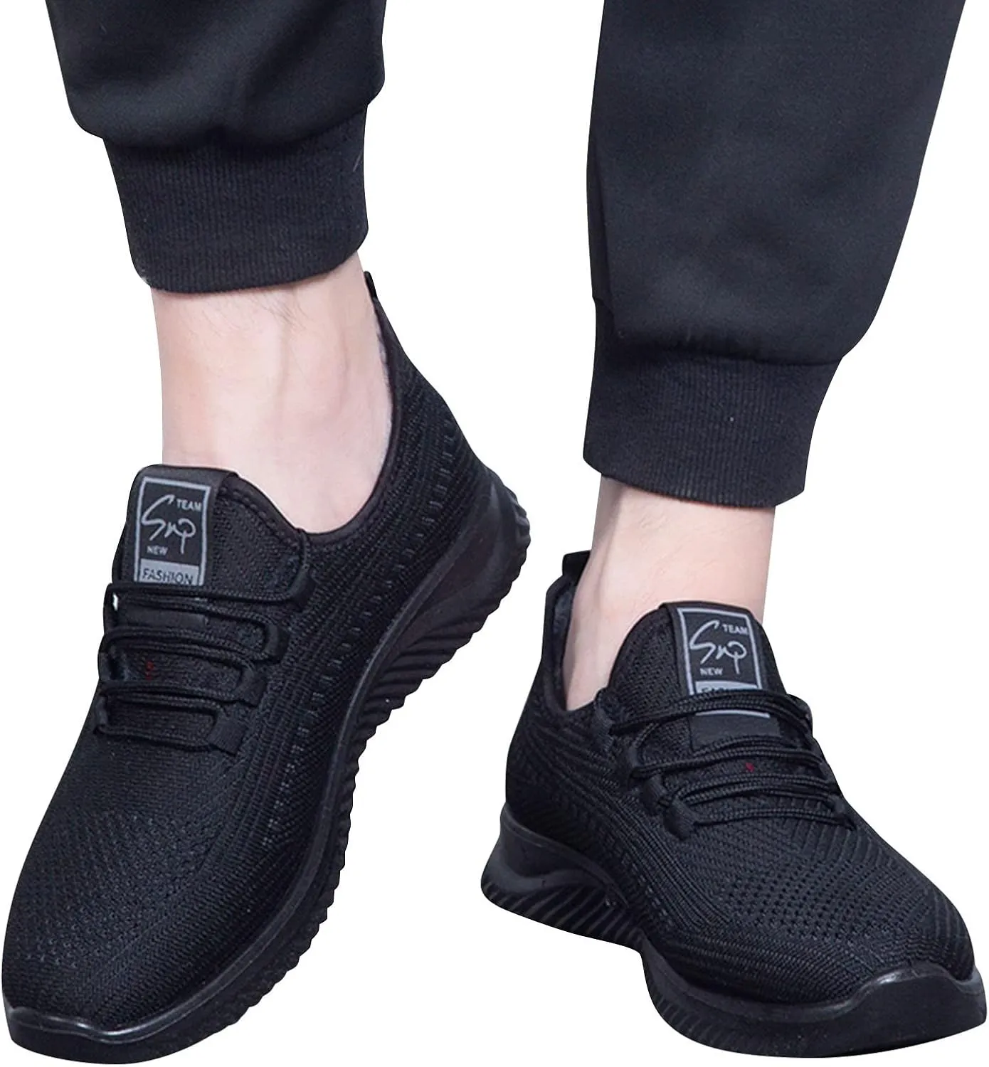 Shoes for Men Soft Cushions Athletic Comfortable Running Solid Color Work Street Shoes