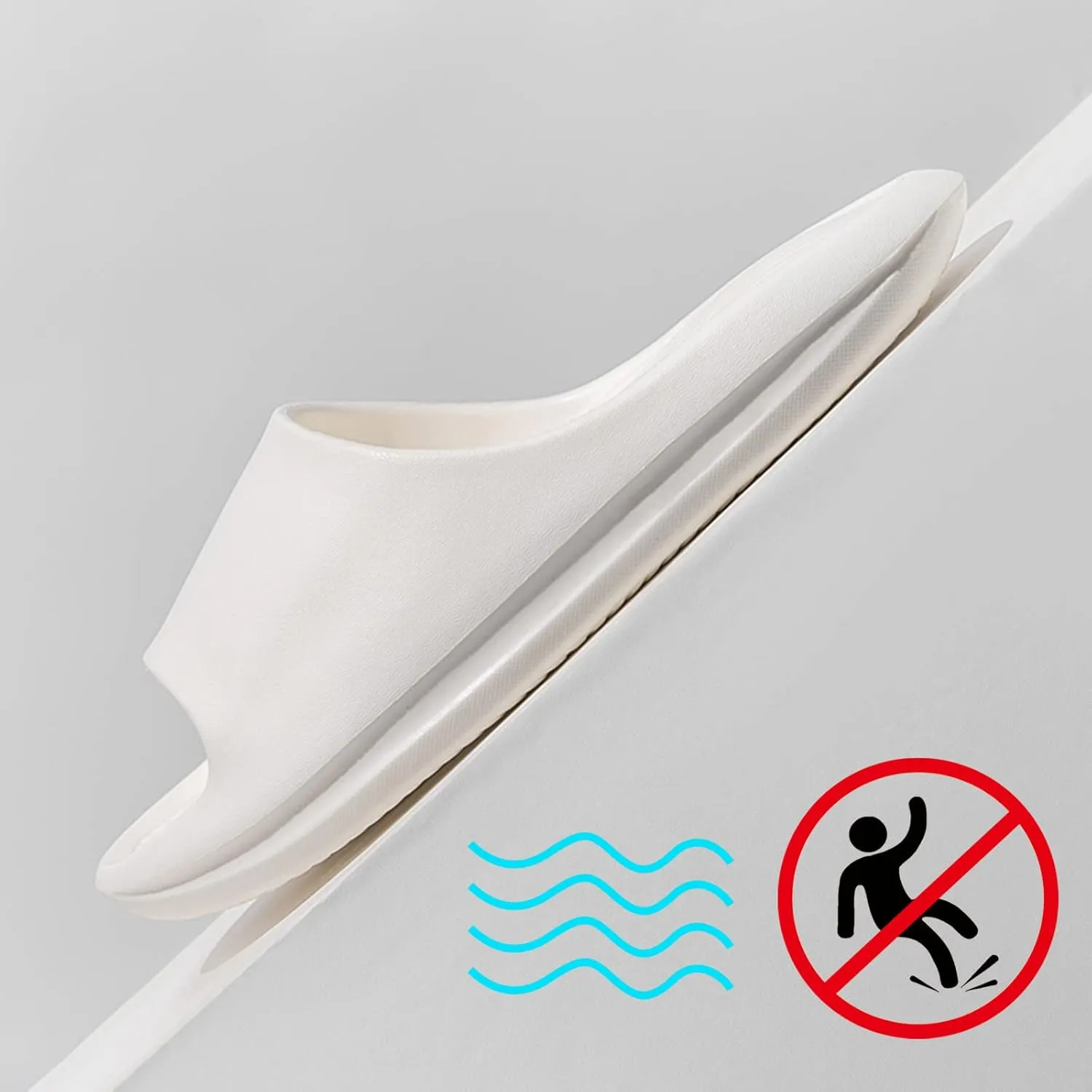 Slides for Women Indoor Home Beach Non Slip Sandal Breathable Casual Slides Sandals Women's Cloud Slides