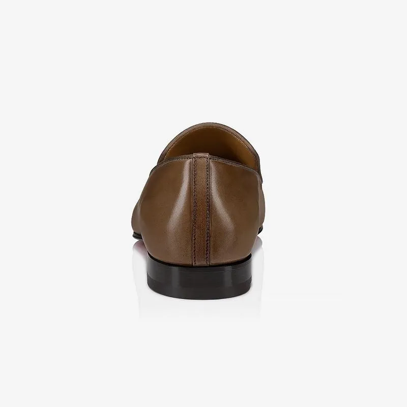 Slip On Brown Loafers Calf Leather