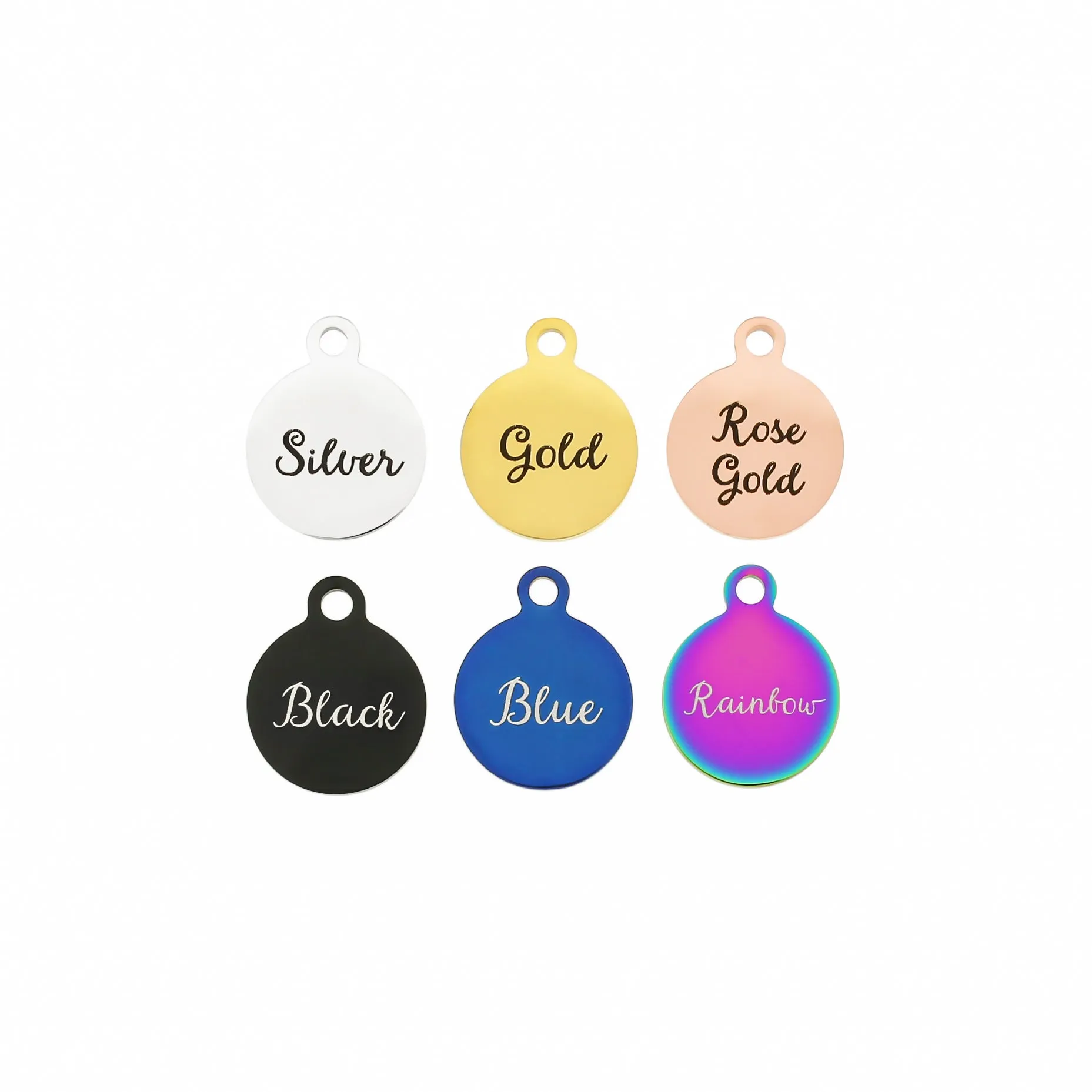 Summer Stainless Steel Small Round Charms - Life is better in flip flops - BFS002-2717