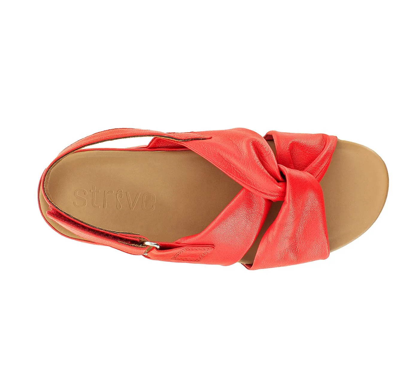 Tahiti II backstrap sandal in Scarlet CLOSEOUTS