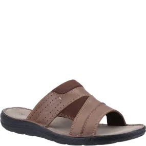 Tan Archer Mule Sandals