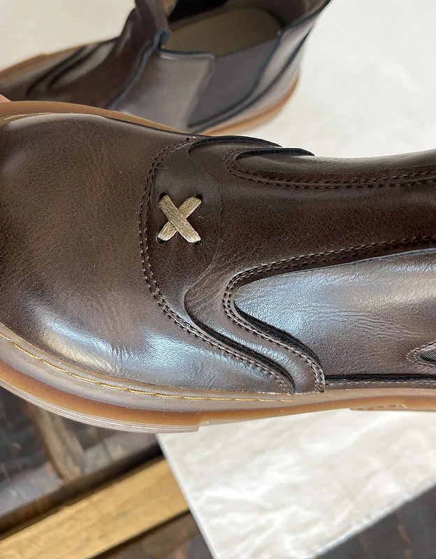 Winter Comfortable Round Toe Chelsea Boots
