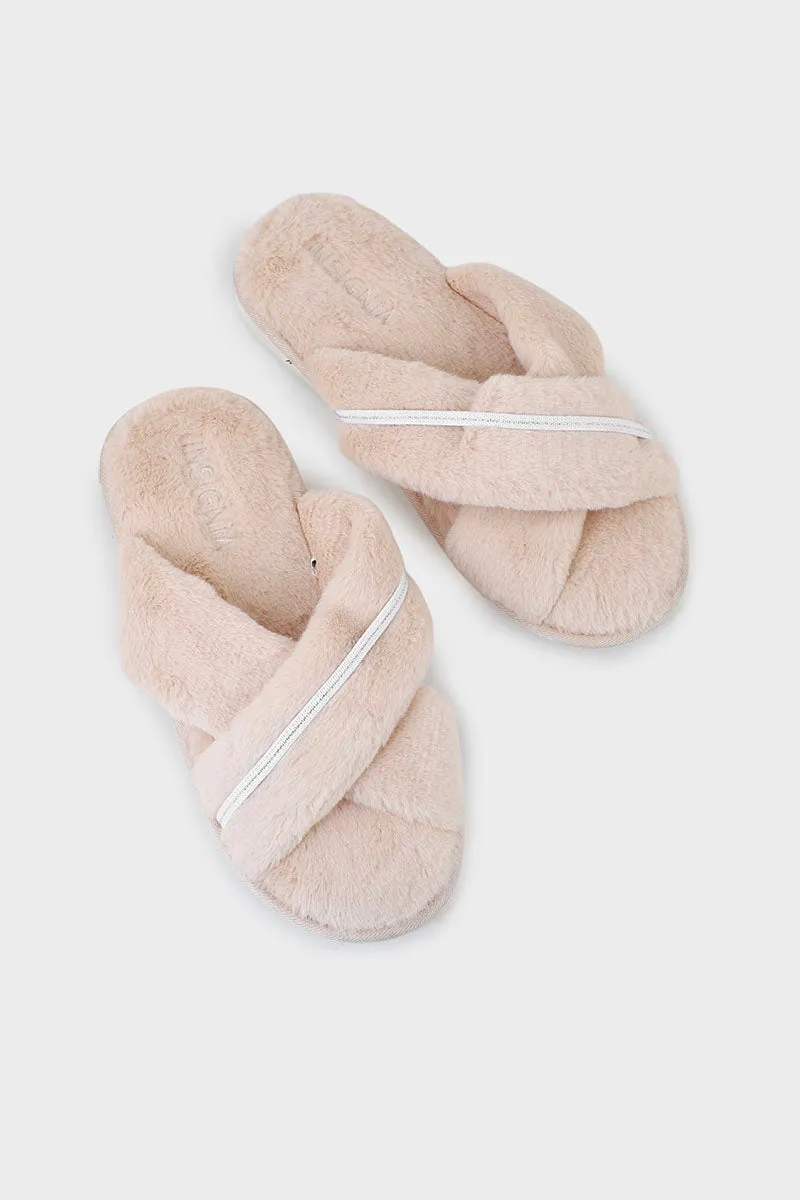 Women Casual Flip Flop I14149-Beige