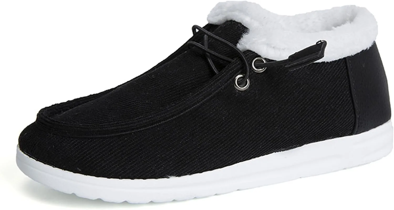 Womens Snow Boots Warm Ankle Booties Waterproof Comfortable Slip On Women's Warm Snow Winter Fuzzy Ankle Booties Flat Cute Silp On Comfortable Casual Loafers Platform Sneakers Fashion Slippers