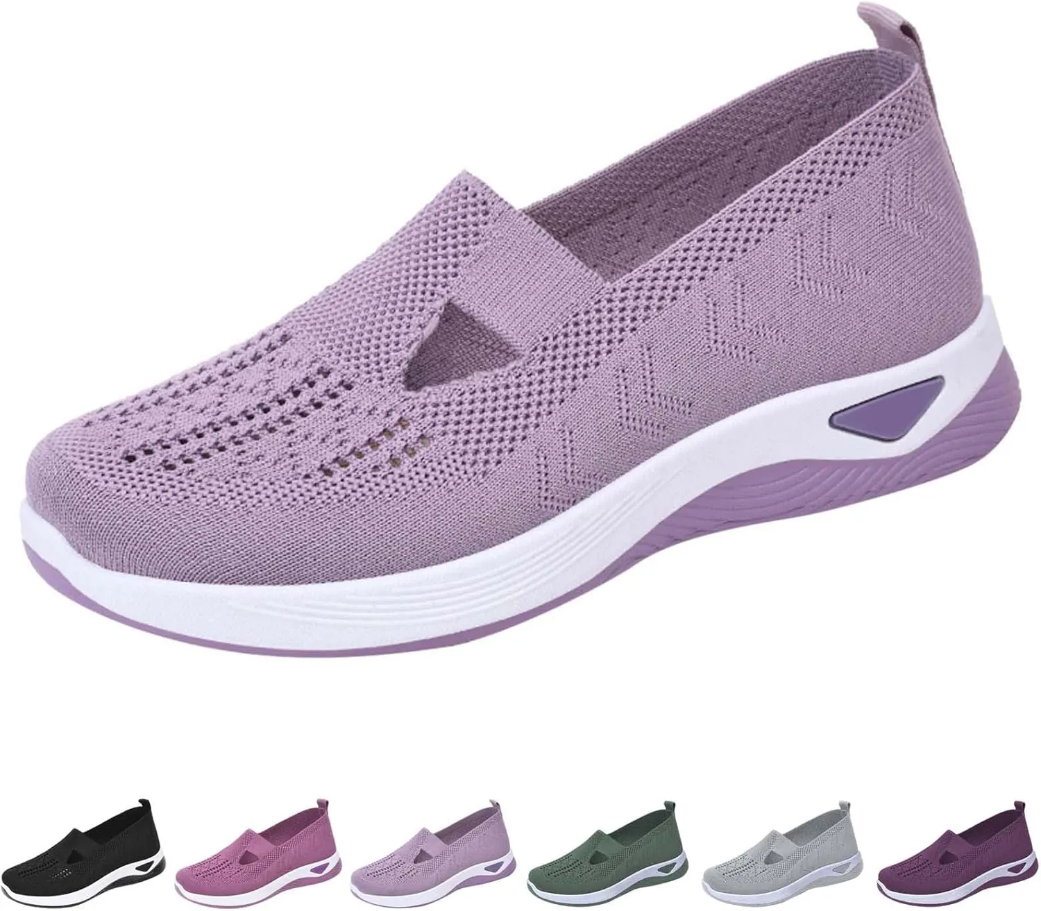 Women's Woven Orthopedic Breathable Soft Shoes Tennis Shoes Men Mesh Casual Shoes Trendy Women's Fashion Sneakers White Tennis Shoe Trainers Shoe